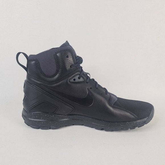 Nike Koth Ultra Mid Mens Shoes Boots Trainers Leather Black - Picture 3 of 12